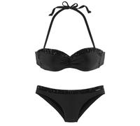 Bruno Banani Bikini noir / argent, Taille XL