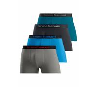 Bruno Banani Boxers turquoise / gris fumé / pétrole / noir, Taille S