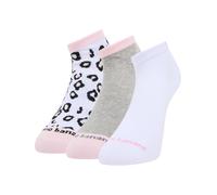 Bruno Banani Chaussettes 'Delgado' gris / rose / noir / blanc, Taille 36-41