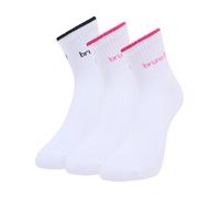Bruno Banani Chaussettes 'Dillard' pitaya / noir / blanc, Taille 36-41