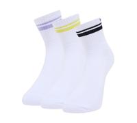 Bruno Banani Chaussettes 'Dodson' jaune / lavande / noir / blanc, Taille 36-41