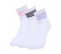 Bruno Banani Chaussettes 'Dominguez' violet / noir / blanc, Taille 36-41