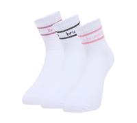 Bruno Banani Chaussettes 'Donaldson' rose / noir / blanc, Taille 36-41