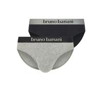 bruno banani Flowing Lot de 4 slips de sport, Noir/gris chiné, XXL