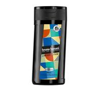 bruno banani Gel douche 3 en 1 pour homme, pour le corps, les cheveux et le visage, parfum boisé pour homme, 250 ml