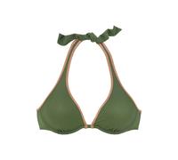 Bruno Banani Hauts de bikini marron / vert, Taille 75