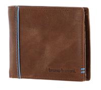 bruno banani Porte-monnaie marron bleu en cuir pour homme - Wallet Cognac / Blue 229893