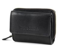 bruno banani Porte-monnaie noir en cuir pour homme - Lavato Wallet Zip With Flap 65345