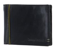 bruno banani Porte-monnaie noir vert olive en cuir pour homme - Wallet Black / Green 229888