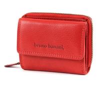 bruno banani Porte-monnaie rouge en cuir pour homme - Lavato Wallet Zip With Flap 65347