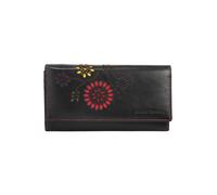 Bruno Banani Porte-monnaies 'FLOWERPOWER' noir, Taille One Size