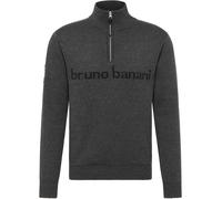 Bruno Banani Pull-over 'BALLARD' gris / noir, Taille XXL