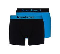 Bruno Banani Short Flowing Boxer, Multicolore (Aquablau//Schwarz 2150), Large (1 paire) Homme