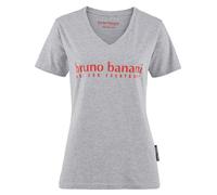 Bruno Banani T-shirt ' Ashley ' gris clair / rouge, Taille S-M