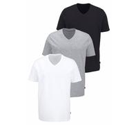 Bruno Banani T-Shirt gris chiné / noir / blanc, Taille XXL