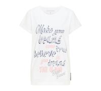 Bruno Banani T-shirt 'Hughes' bleu foncé / gris clair / rose / blanc, Taille M