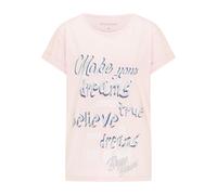 Bruno Banani T-shirt 'Hughes' marine / gris argenté / gris clair / rose pastel / blanc, Taille S