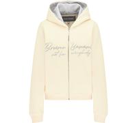 Bruno Banani Veste de survêtement 'Barnes' crème / argent, Taille M