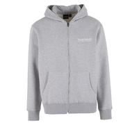 Bruno Banani Veste de survêtement 'Duncan' gris / gris chiné / blanc, Taille L