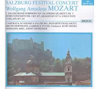 Bruno Hoffmann - Salzburg Festival Concert:Salzburger Symphony No.1/String Quartet No.3/Horn Concerto No.3