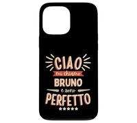 Bruno Idea Regalo Personalizzata Nome Divertente Coque pour iPhone 13 Pro Max