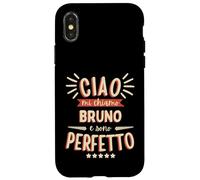 Bruno Idea Regalo Personalizzata Nome Divertente Coque pour iPhone X/XS