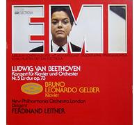 Bruno Leonard Gelber - Beethoven: Klavierkonzert Nr. 5 Es-dur [Vinyl Schallplatte] [1 LP Box-Set]