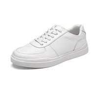 Bruno Marc Baskets Décontractées pour Hommes Confortables Chaussures Elégantes Basket à Lacets Durable et Antidérapante,Size 44,Blanc,SBFS223M