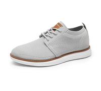 Bruno Marc Baskets Oxford pour Hommes Respirant et Décontracté Chaussures Sportives Confortables Oxfords pour Le Bureau GRAND-01,Size 41,Gris,GRAND-01