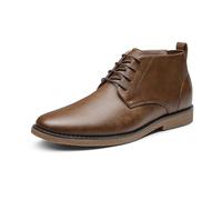 Bruno Marc Bottes Chukka pour Homme Botte Classique et Durable avec Doublure Respirante Bottine Confortable pour Travail Costume,Size 44.5,Brun,Chukka-1