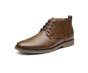 Bruno Marc Bottes Chukka pour Homme Botte Classique et Durable avec Doublure Respirante Bottine Confortable pour Travail Costume,Size 39.5,Brun,Chukka-1