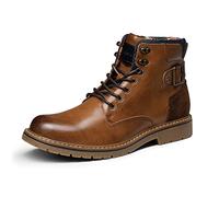 Bruno Marc Bottes de Moto Classiques pour Hommes,Size 43,Brun