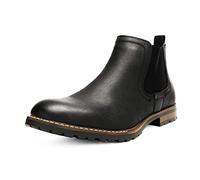 Bruno Marc Bottes Hommes Classique Chelsea Boots pour Hommes Confortable Bottine Homme Durable,Size 41,Noir,Philly-2
