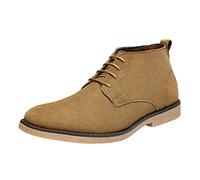 Bruno Marc Bottes Hommes Elégante Bottines Chukka,Size 39,Bronzer