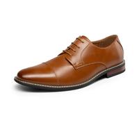 Bruno Marc Chaussure Homme Ville Classique et Élégante Chaussures Oxfords Formelles pour Hommes Confortables,Size 39.5,Brun,BMUMOX2528