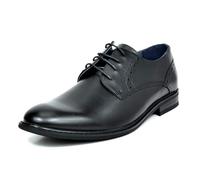 Bruno Marc Chaussures de Ville Homme Oxfords Classique Chaussure Costume Fermeture à Lacets Entreprise Officiel pour Travail Prince-16,Size 39.5,Noir,PRINCE-16