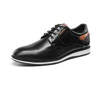Bruno Marc Chaussures Hommes Robe Costume Oxford Derby Chaussures ? Lacets pour Mariage Travail F?Te Noir-E SBOX2226M-E Taglia 45 (EUR)