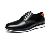 Bruno Marc Chaussures Hommes Robe Costume Oxford Derby Chaussures ? Lacets pour Mariage Travail F?Te Noir SBOX2225M-E Taglia 45 (EUR)