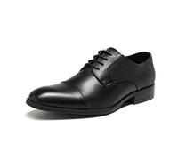 Bruno Marc Chaussures Oxford élégantes pour Homme en Cuir à Lacets Derby Low Vintage Elegant Chaussure de Ville Homme SBOX222M,Size 41.5,Noir,SBOX222M