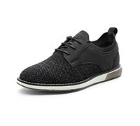 Bruno Marc Chaussures Oxford pour Garçons Semelle Intérieure en Mousse à Mémoire de Forme Respirant et Confortable SBOX2403K,Size 36,Noir,SBOX2403K