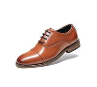 Bruno Marc Chaussures Oxfords pour Enfants Classique Chaussures Habillées Simples pour Garçons École,Size 26,Brun,SBOX2328K-E