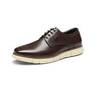 Bruno Marc Chaussures Ville Homme Oxfords pour Hommes Chaussures Habillées Décontractées et Confortables GRANDPLAIN,Size 47,Marron/Foncé,GRANDPLAIN