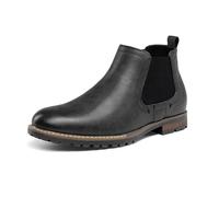 Bruno Marc hommes Bottines Chelsea, bottines de costume boots d'affaires,Size 41.5,Noir,SBAB19017M-V1