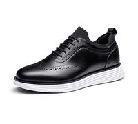 Bruno Marc Hommes Chaussures Oxfords Derby Chaussure Ville Homme pour Bureau Costume Mariage,Size 43,Noir,SBOX2326M-E