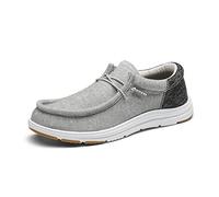 Bruno Marc Hommes Mocassins et Loafers Confortable Slip on Décontracté Bateau Chaussures de Conduite,Size 47,Gris,SBLS2302M