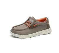 Bruno Marc Mocassin Enfants Classique Chaussures Confortable et Respirante Mocassins pour Garçons Filles Chaussure à Enfiler,Size 32,Kaki,SBLS2213K