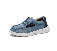 Bruno Marc Mocassin Enfants Classique Chaussures Confortable et Respirante Mocassins pour Garçons Filles Chaussure à Enfiler,Size 26.5,Bleu,SBLS2213K