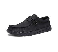 Bruno Marc Mocassin Homme Chaussures de Conduite Mocassins Hommes Slippers Confortable Décontracté Slip on Loafers,Size 46,Noir,BLS211