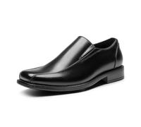 Bruno Marc Mocassins de Ville pour Homme Elégants et Confortables Chaussures à Enfiler Pratique Loafers,Size 47,Noir,STATE-01