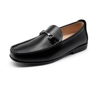 Bruno Marc Mocassins habillés à enfiler pour homme, noir, 41.5 EU